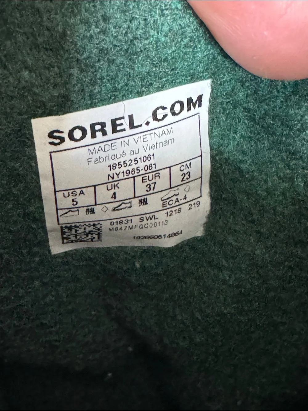Sorel Kids Waterproof Winter Snow Boots Gray Black Pink Girls Size 5